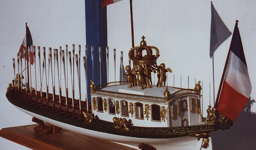 Canot Impérial – Barque de promenade de Napoléon Bonaparte exposée au Musée de la Marine